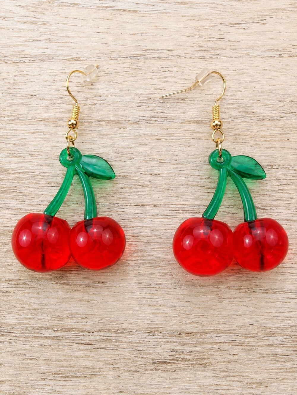 Cherry Dangle Earrings - Red & Green Fashion Earrings